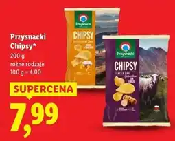 Lidl Chipsy kurki w śmietanie Przysnacki oferta