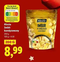 Lidl Imbir kandyzowany Alesto oferta