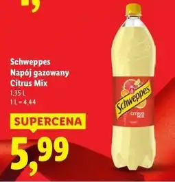 Lidl Napój citrus mix Schweppes oferta