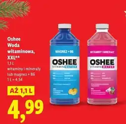 Lidl Napój witaminy i minerały Oshee Vitamin Water oferta