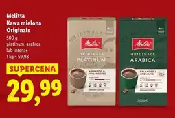 Lidl Kawa intense Melitta oferta