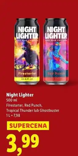 Lidl Piwo tropical Night Lighter oferta
