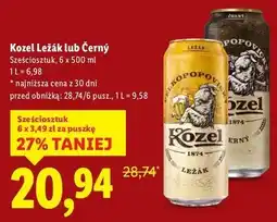 Lidl Piwo Kozel Cerny oferta