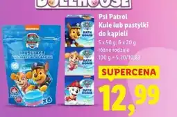 Lidl Pastylki do kąpieli psi patrol oferta
