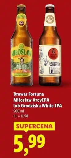 Lidl Piwo Grodziska White Ipa oferta