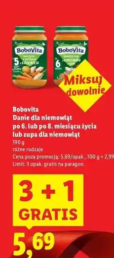 Lidl Pomidorowa z kurczakiem i ryżem Bobovita oferta