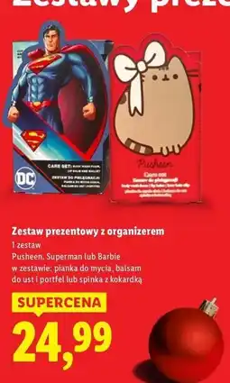 Lidl Zestaw w pudełku barbie: pianka + pomadka scrunchy Aura Cosmetics oferta