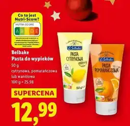 Lidl Pasta cytrynowa Belbake oferta