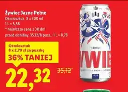 Lidl Piwo Żywiec Jasne Pełne oferta