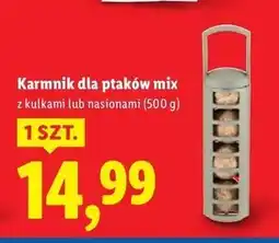 Lidl Karmnik dla ptaków z nasionami oferta
