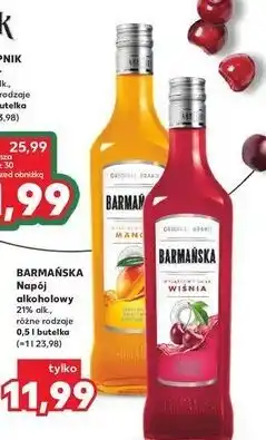 Kaufland Likier 21% Barmańska Wiśniowa oferta