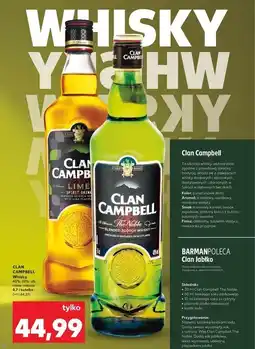 Kaufland Whisky honey Clan Campbell oferta
