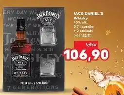 Kaufland Whiskey + 2 szklanki Jack Daniel's Old No. 7 oferta