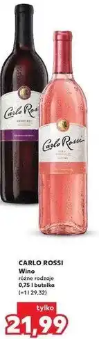 Kaufland Wino Carlo Rossi Rose oferta