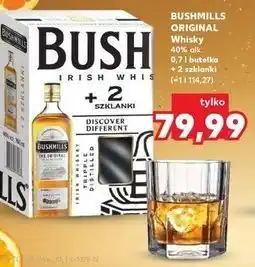 Kaufland Whiskey + 2 szklanki Bushmills Original oferta