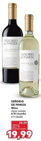 Kaufland Wino Senorio De Paniza Bianco oferta