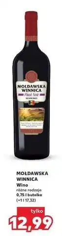 Kaufland Wino półsłodkie Mołdawska Winnica Pinot Noir oferta