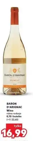 Kaufland Wino Baron D'arignac Muscat Carte D'or oferta