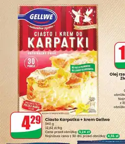 Dino Ciasto karpatka z kremem Gellwe oferta