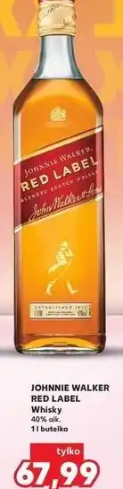 Kaufland Whisky Johnnie Walker Red Label oferta