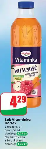 Dino Sok jabłko-marchew-malina witalność Hortex Vitaminka oferta
