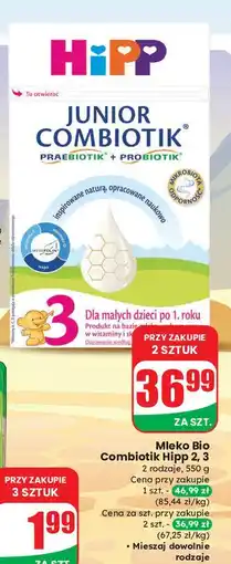 Dino Mleko 3 Hipp Junior Combiotik oferta