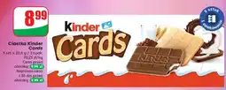 Dino Herbatniki czekoladowe Kinder Cards oferta