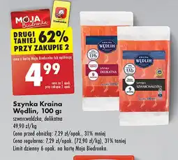 Biedronka Szynka szwarcwaldzka 1 SZT 100 G oferta