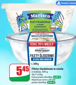 Dino Filety śledziowe w sosie koperkowym Marinus oferta