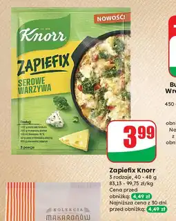 Dino Serowe warzywa Knorr Zapiefix oferta