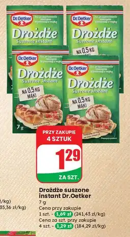 Dino Drożdże instant Dr. Oetker oferta