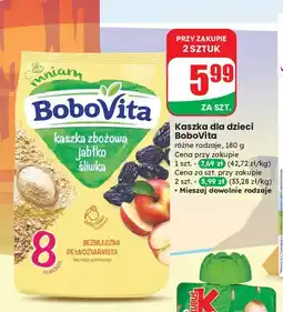 Dino Kaszka zbożowa jabłko śliwka Bobovita oferta