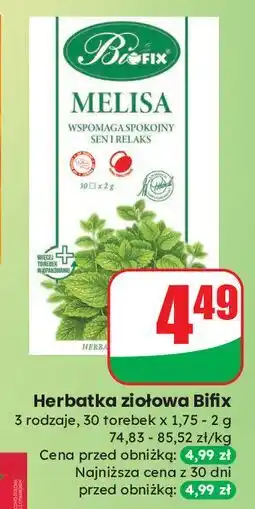 Dino Herbatka ziołowa melisa Bifix oferta
