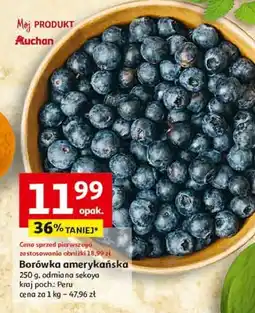 Auchan Borówki amerykańskie oferta