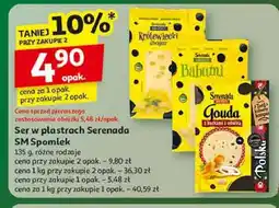 Auchan Ser gouda z kurkami i cebulką Serenada oferta