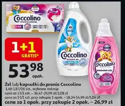 Auchan Kapsułki do prania 3w1 color Coccolino oferta