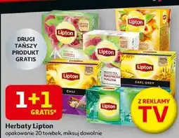 Auchan Herbata intensywna mięta Lipton oferta