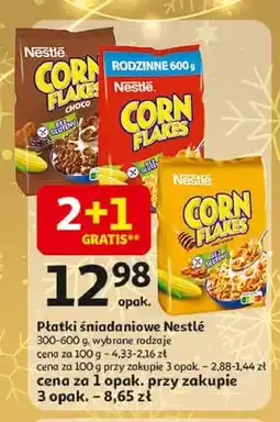 Auchan Płatki śniadaniowe choco Corn Flakes (Nestle) oferta