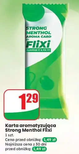 Dino Karta aromatyzująca strong menthol Flixi oferta