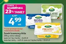 Auchan Serek kremowy z czosnkiem i ziołami Arla Apetina oferta