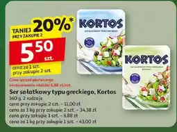Auchan Ser sałatkowy kortos ziołowy Turek Naturek oferta