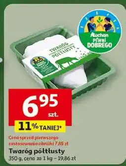 Auchan Twaróg półtłusty Auchan Pewni Dobrego oferta