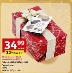 Auchan Czekoladki belgijskie Vendome oferta