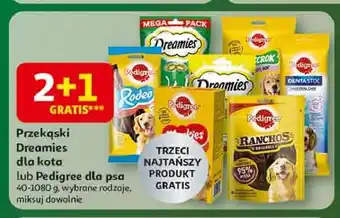 Auchan Przysmak dla kota z serem Dreamies oferta