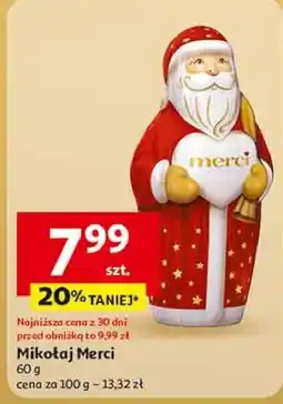Auchan Mikołaj z czekolady Storck Merci oferta