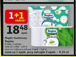 Auchan Papier toaletowy aloe vera Regina Delicate oferta
