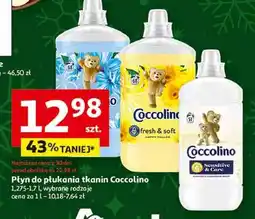 Auchan Płyn do płukania sensitive almond & cashmere Coccolino oferta