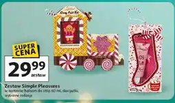 Auchan Balsam do stóp + skarpetki Simple Pleasures oferta