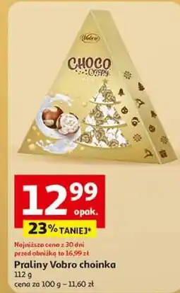 Auchan Bombonierka świąteczna choinka Vobro Cherry Passion oferta