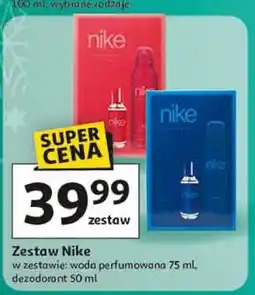 Auchan Zestaw w pudełku ultra blue dezodorant spray 200 ml + perfumowany 75 Nike Man oferta